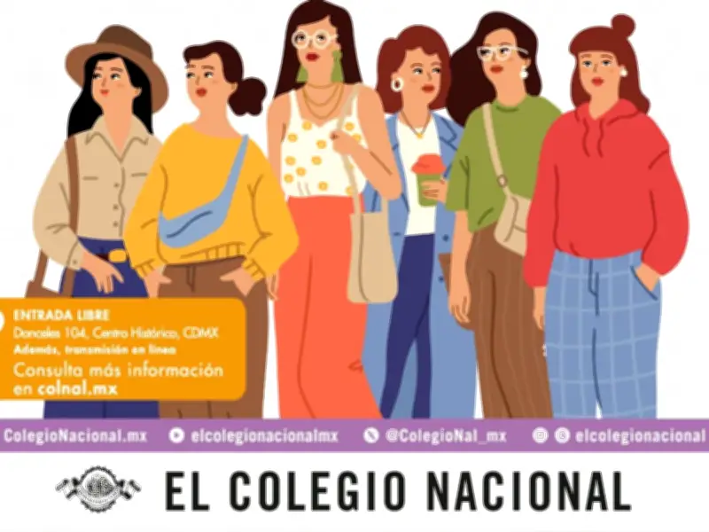 El Colegio Nacional conmemora el 8M con jornada académica sobre género y ciencia