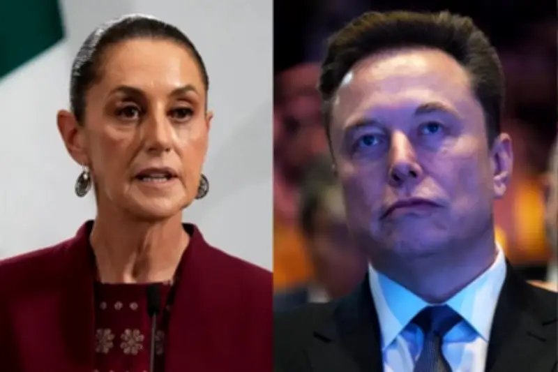 Elon Musk se burla de Claudia Sheinbaum en redes sociales por comentarios sobre X