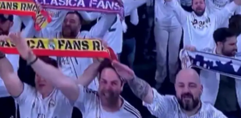 Escándalo en el Bernabéu: Expulsan a aficionados por saludos nazis en partido de Champions