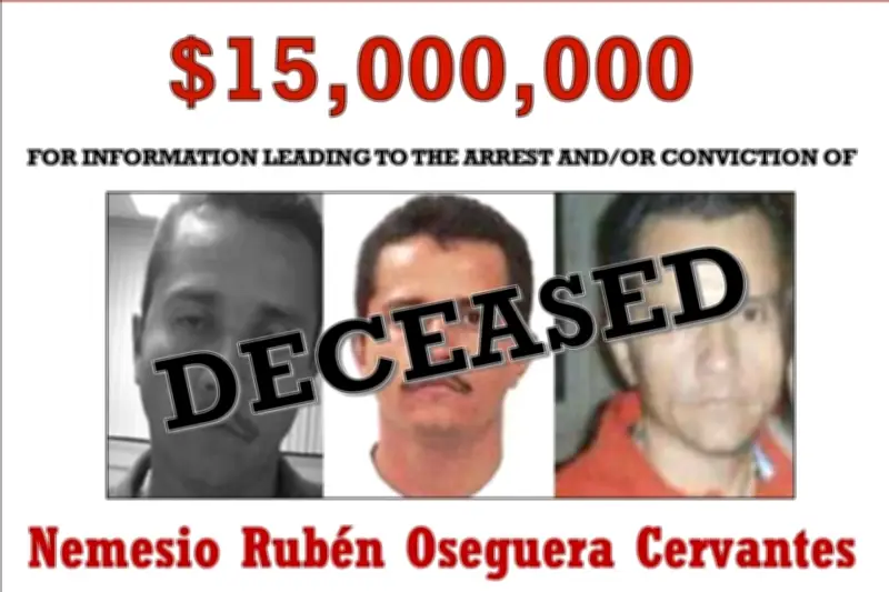 Estados Unidos Declara Oficialmente Muerto a 'El Mencho', Líder del CJNG