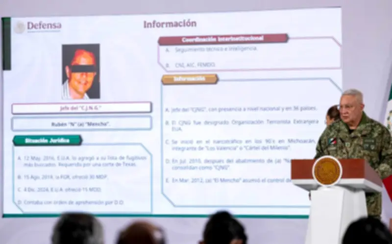 EU jugó papel clave en inteligencia para ubicar a 'El Mencho', revela Defensa Nacional