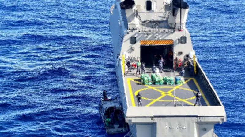 EU y México incautan varias toneladas de cocaína en operativo conjunto en el Pacífico