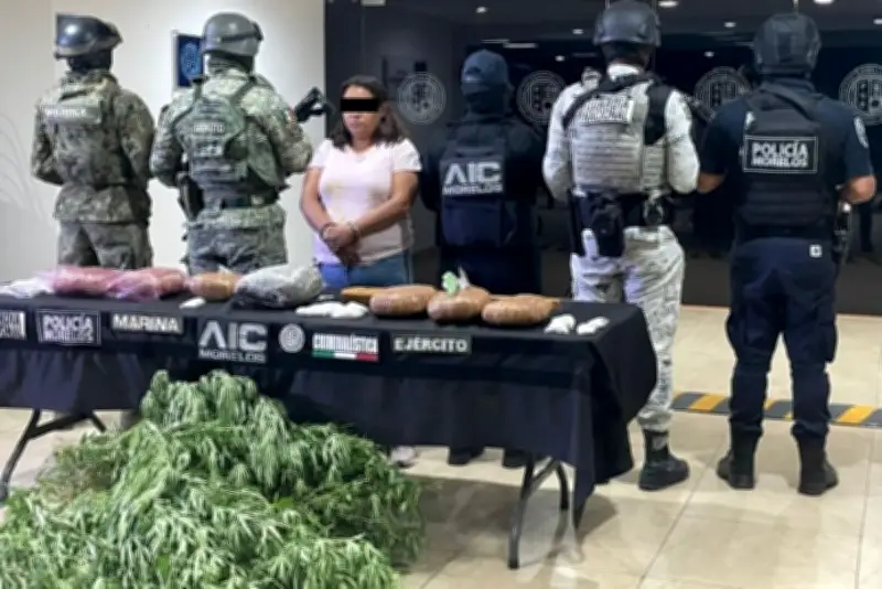 Ex candidata del PRD-PRI en Morelos detenida con drogas y vinculada a 'La Empresa'