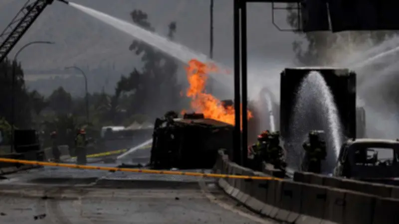 Explosión de camión de gas LP en Chile deja 4 muertos y 17 heridos graves