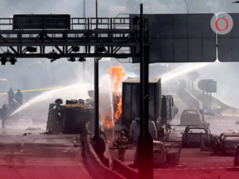 Explosión de gas en Santiago de Chile deja al menos 4 muertos y 17 heridos tras accidente de camión cisterna