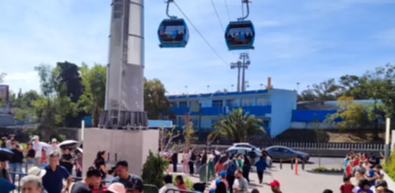 Falla eléctrica paraliza estaciones de la Línea 3 del Cablebús en la CDMX