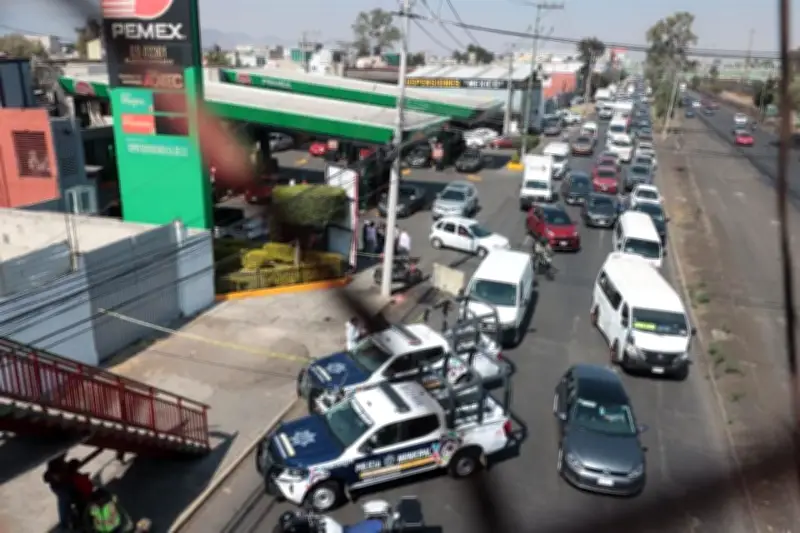 Fallece motociclista tras violento choque en vialidad de Ecatepec