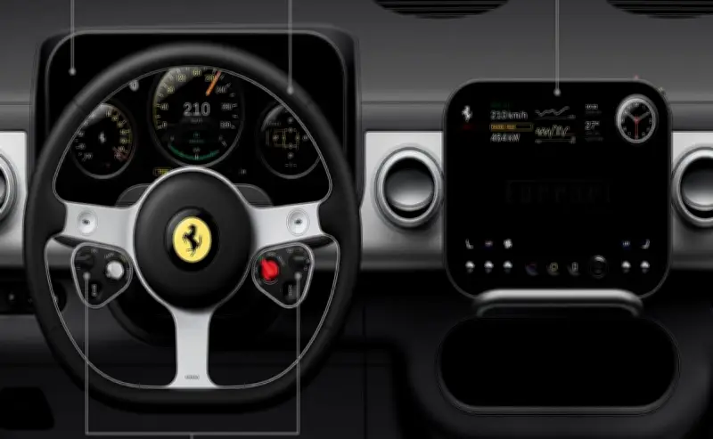 Ferrari Luce: El interior del primer auto eléctrico de la marca italiana revela lujo y tecnología