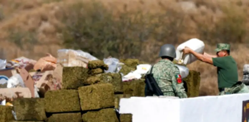 FGR incinera más de 97 toneladas de precursores químicos para drogas en Sinaloa