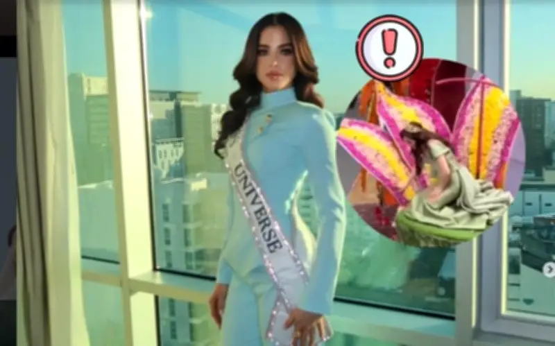 Fátima Bosch, Miss Universo, sufre desmayo durante desfile en festival ecuatoriano