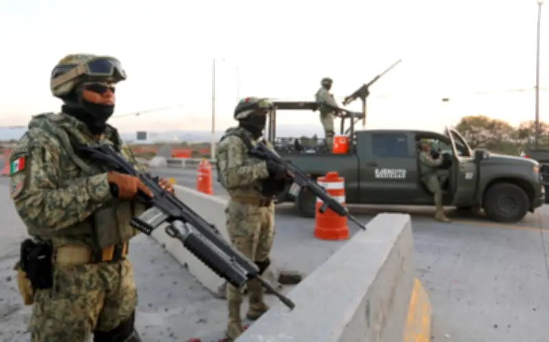 Fuerte despliegue militar en Ejido Sandoval, Matamoros, por situación de riesgo