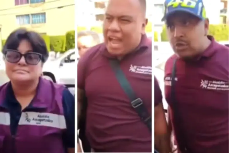 Funcionarios de Azcapotzalco agreden a vecinos durante operativo de desalojo