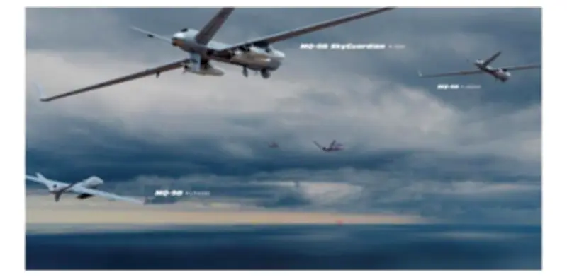 GA-ASI desarrolla armas de largo alcance para el dron MQ-9B SkyGuardian y SeaGuardian