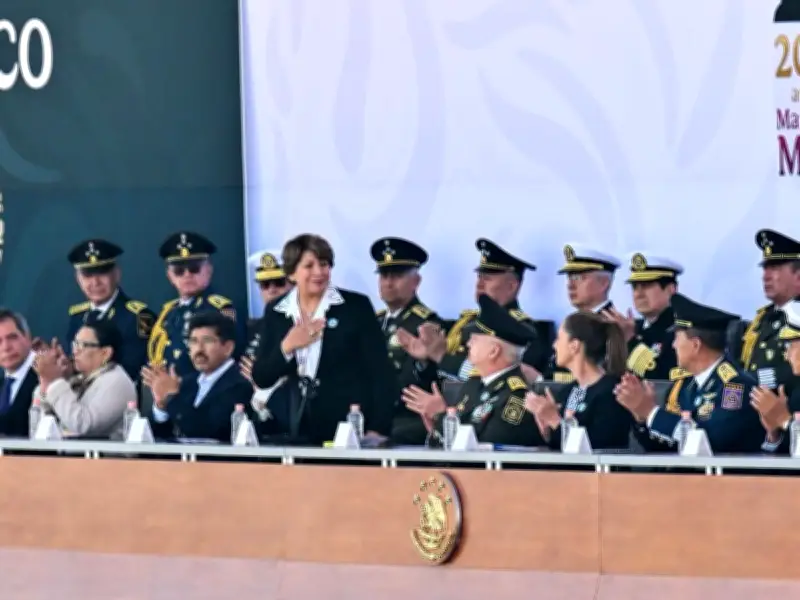 Gobernadora Delfina Gómez celebra 111 años de la Fuerza Aérea Mexicana en Santa Lucía