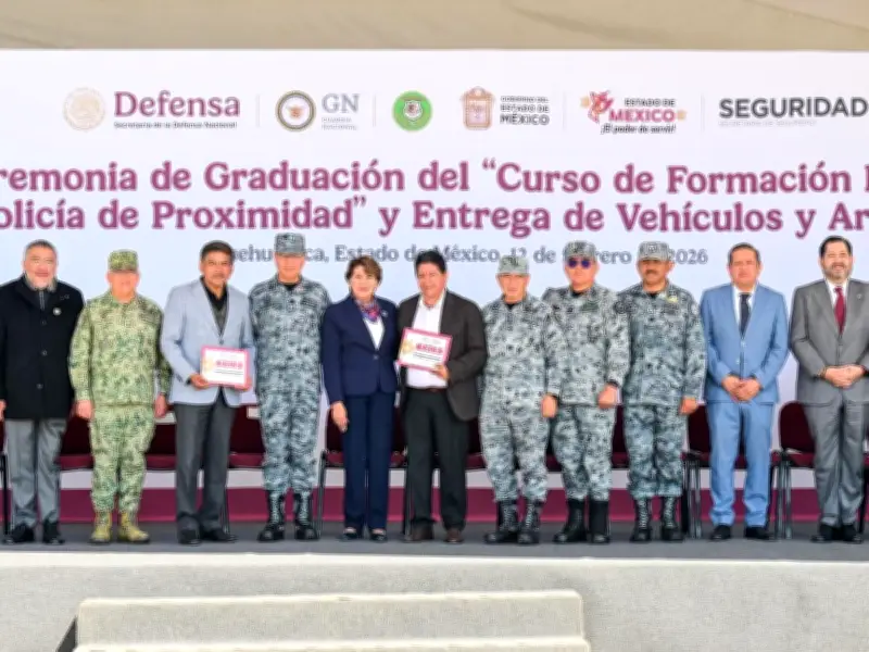 Gobernadora Delfina Gómez fortalece seguridad con 143 nuevos policías y equipamiento en Edomex