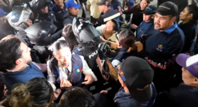 Gobierno CDMX responsabiliza a alcaldía Cuauhtémoc por choque violento con comerciantes