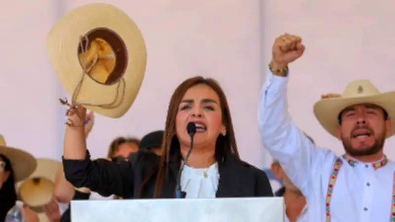 Grecia Quiroz denuncia a Godoy y Morón por homicidio de Carlos Manzo en Michoacán