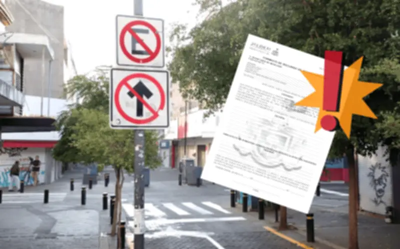 Guadalajara impone multas severas por estacionarse en la banqueta en 2026