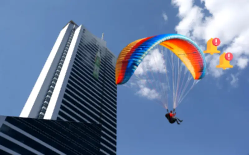 Guadalajara sanciona al Hotel RIU por salto de paracaidista: violaciones al reglamento