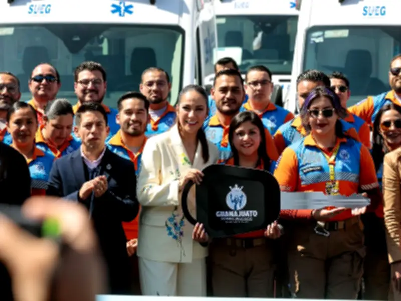 Guanajuato fortalece salud con ambulancias y certifica salas de lactancia