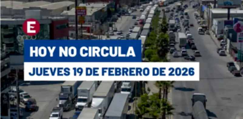 Hoy No Circula del jueves 19 de febrero: restricciones y multas en CDMX y Edomex