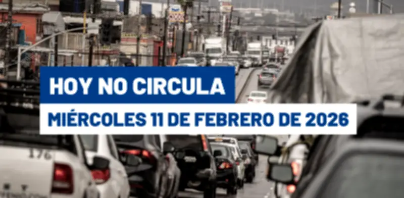 Hoy No Circula del miércoles restringe autos con placas 3 y 4 en CDMX y Edomex