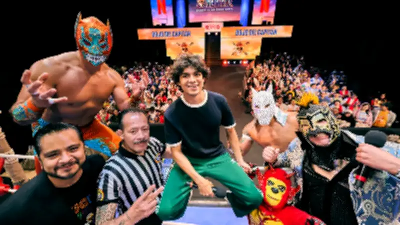 Iñaki Godoy Entrena en Arena México para la Segunda Temporada de One Piece