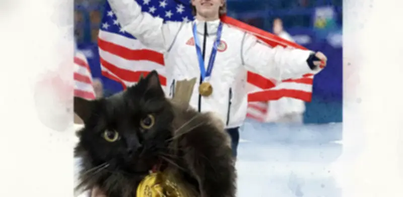 Ilia Malinin comparte su oro olímpico con su gato Mysti y conquista las redes