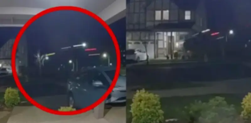 Impactante accidente en Oregón: auto vuela 30 metros y se incrusta en una casa