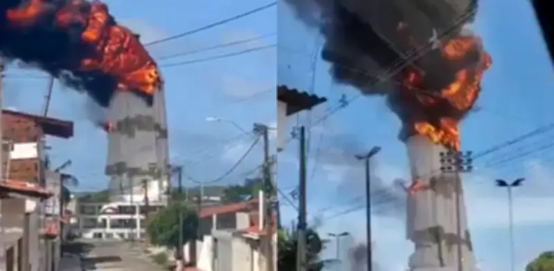 Incendio destruye monumental estatua de la Virgen de Fátima en Brasil durante fase final de construcción