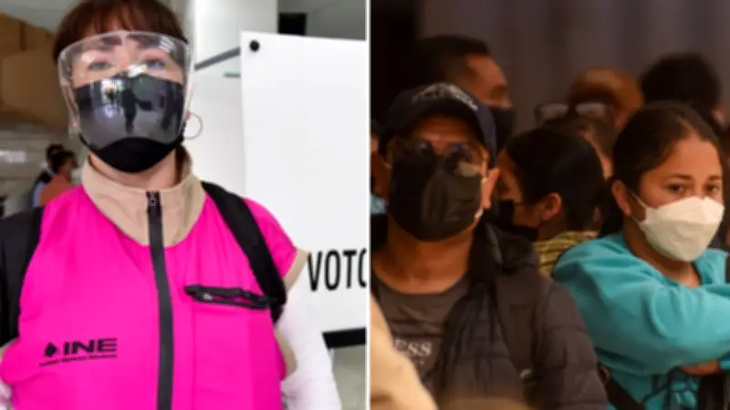 INE reactiva cubrebocas y vacuna a 300 empleados tras caso de sarampión