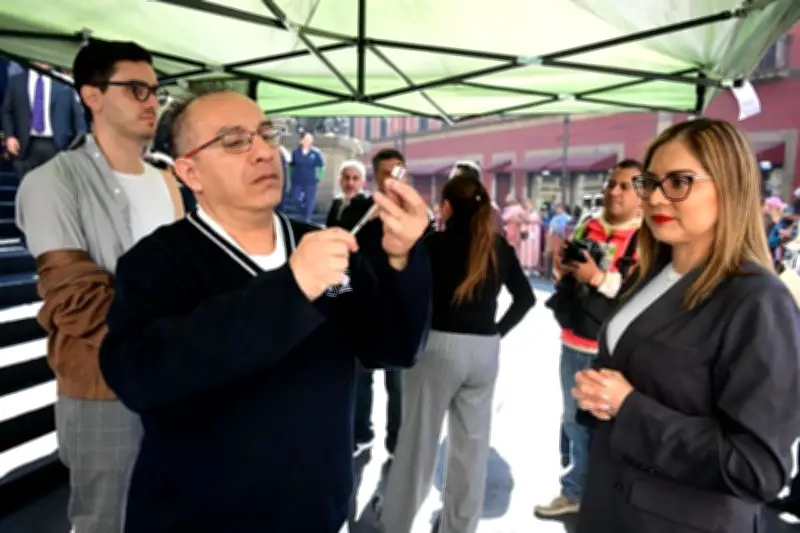 Instalan módulo de vacunación contra COVID-19 en el Congreso de la Unión