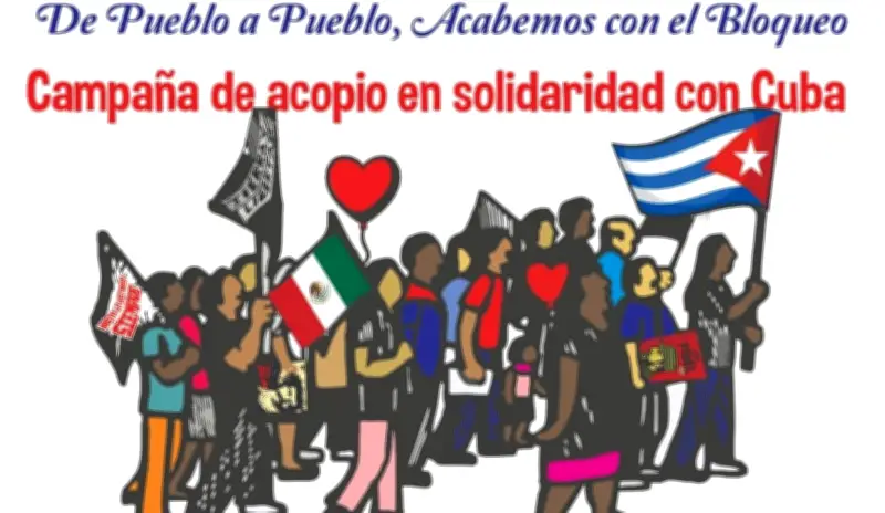 INVEA de CDMX convoca a acopio solidario para Cuba en el Zócalo capitalino