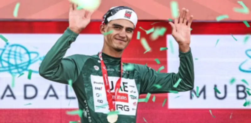 Isaac del Toro se corona subcampeón en la etapa montañosa del UAE Tour 2026