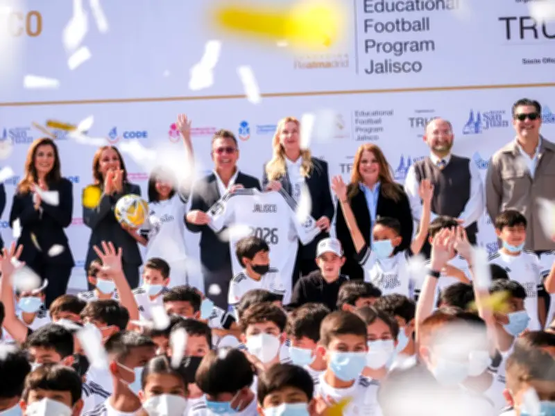 Jalisco lanza programa educativo de fútbol con Fundación Real Madrid para formar en valores