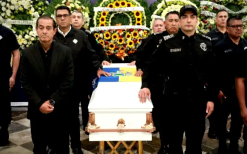Jalisco rinde honores fúnebres a policía custodio caído en penal de Puerto Vallarta