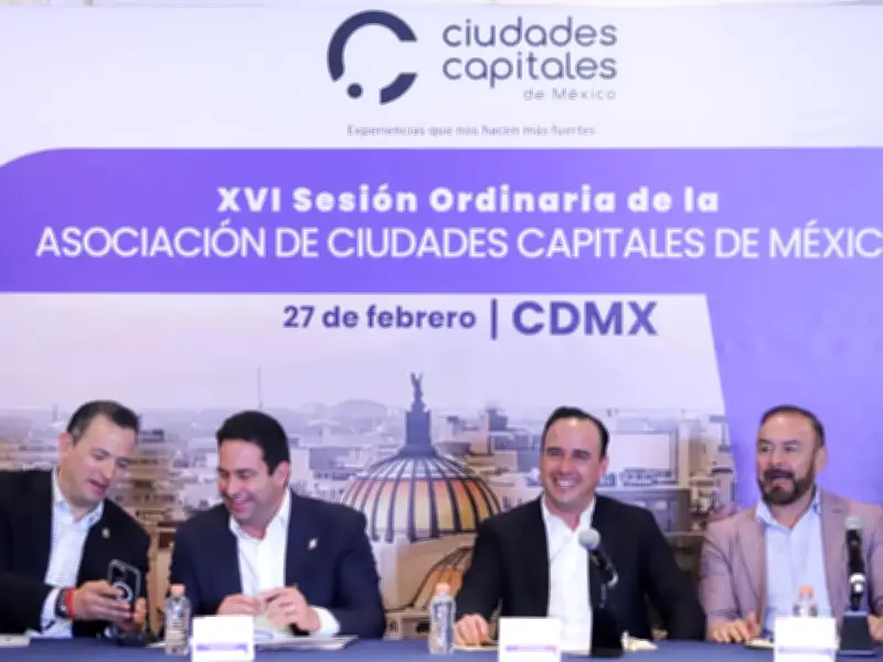 Javier Díaz González Asume Presidencia de la Asociación de Ciudades Capitales de México