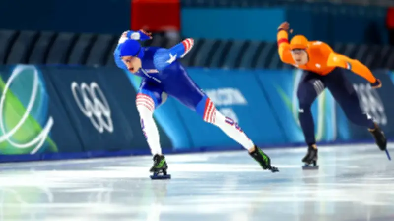 Jordan Stolz gana oro y establece récord olímpico en patinaje de velocidad 1,000 metros