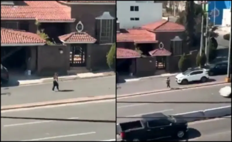 Joven con trastorno de personalidad es atropellada brutalmente en avenida de Monterrey