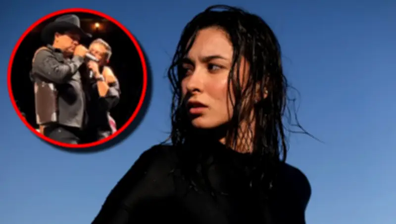 Julión Álvarez declara 'me caso' con Valeria Doria, sobrina de Jorge Medina, en pleno concierto