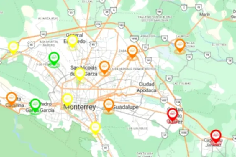 Juárez y Cadereyta enfrentan grave crisis de calidad del aire con altos niveles de contaminación