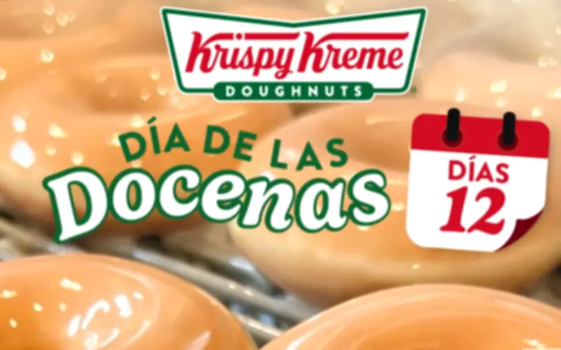 Krispy Kreme celebra su Día de la Docena con 50% de descuento en donas este 12 de febrero