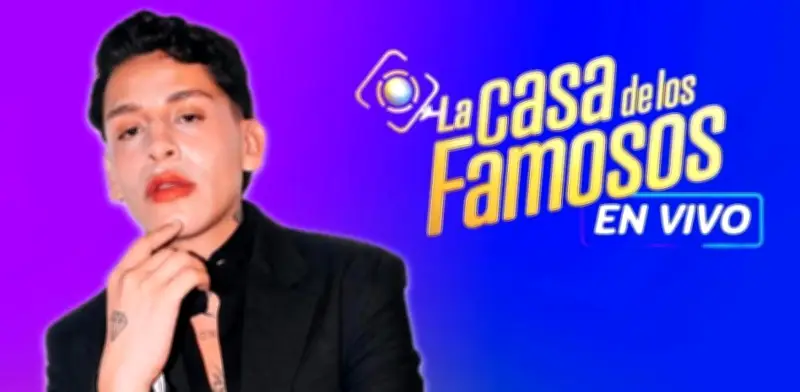 Kunno desata polémica al querer entrar con foto de Nodal y Ángela Aguilar a La Casa de los Famosos 2026