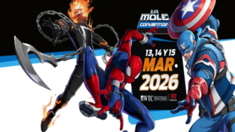 La Mole 2026 celebra 30 años en CDMX con estrellas de Smallville, cosplay y doblaje