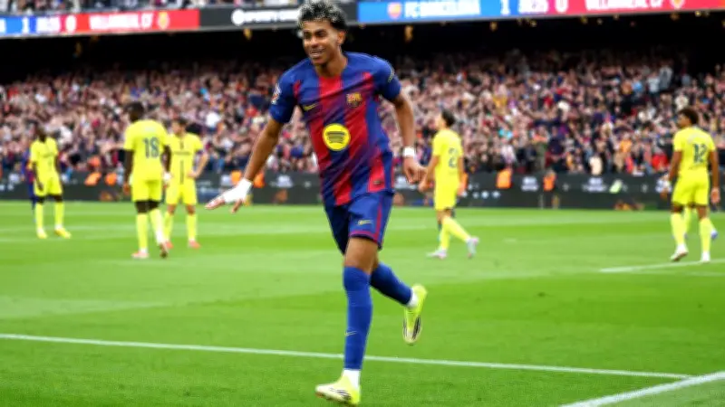 Lamine Yamal brilla con tripleta histórica en triunfo del Barcelona sobre Villarreal