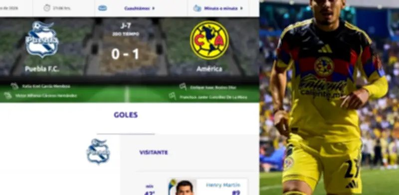 Liga MX adjudica erróneamente gol de Raphael Veiga a Henry Martin en partido ante Puebla