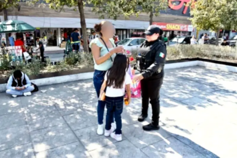 Localizan a menor extraviada en el centro histórico de Monterrey