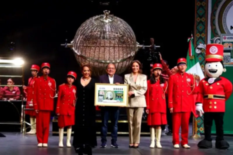 Lotería Nacional celebra evento en Escobedo, Nuevo León, con gran asistencia