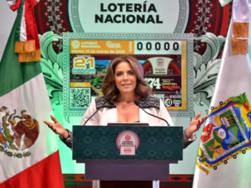 Lotería Nacional lanza billete conmemorativo por 474 años de Teziutlán, Puebla