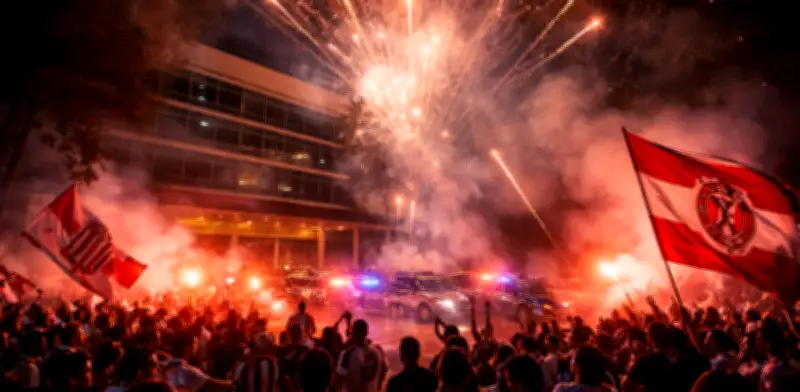 Madrugada de Cohetes: La Irreverente altera descanso del América antes del Clásico